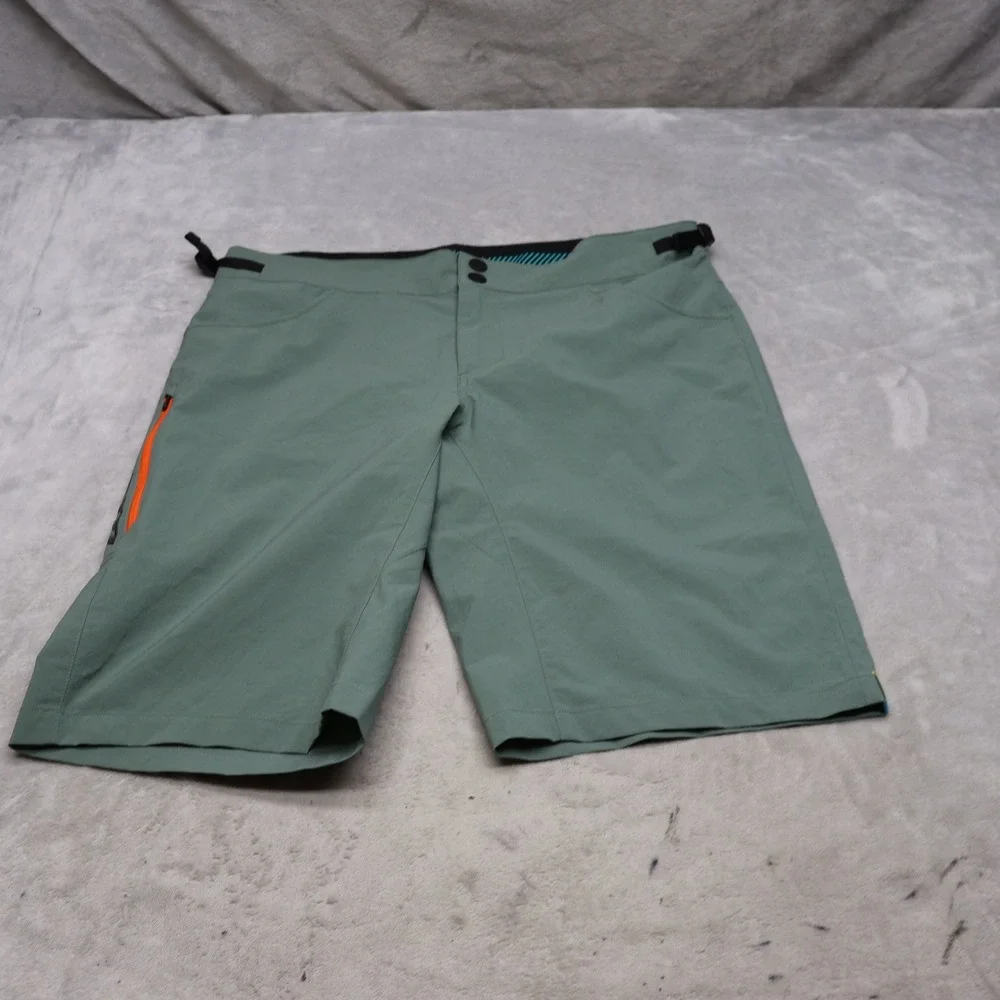 Yeti Cycles Shorts Mens Large Green Antero Mountain Bike Stretch Light Athletic